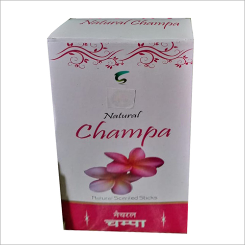 Natural Champa Fragrance Incense Stick - Bamboo, 8-10 Inch | Eco-Friendly, Aromatic, Anti-Odour, Religious Use, Waterproof Packaging
