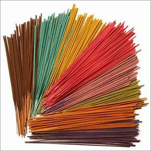 Multicolor Raw Incense Stick - Bamboo Material, 8-10 Inch Size | Floral Fragrance, Anti-Odour, Aromatic, Religious Use