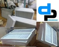 Aluminum / Stainless Steel Dc Motor Filter Pad Air Filter