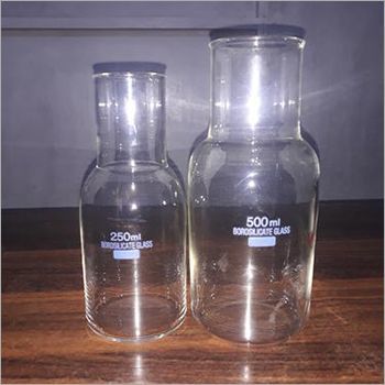 Wide Mouth Borosilicate Glass Reagent Bottle