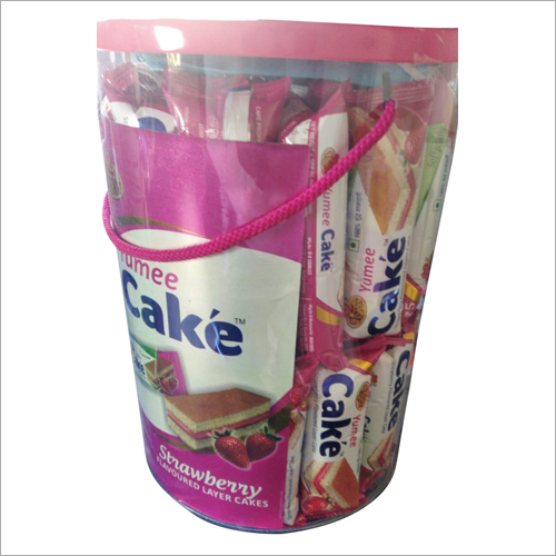 Strawberry Flavour Layer Cake - Solid Form, 6 Months Shelf Life | Delightful Strawberry Flavor for Indulgent Celebrations