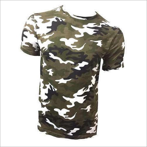 Military Cotton T Shirt