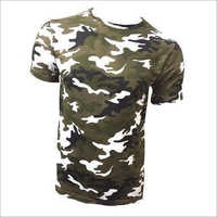 Military Cotton T Shirt