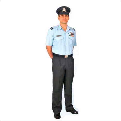 Blue Polyester Air Force Uniform