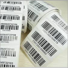 Black Barcode Labels