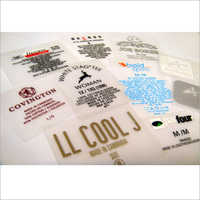 Heat Transfer Labels - Recyclable, Multicolor Square Printed Labels Of Various Thickness, Squeeze And Product Resistant For Garment And Textile Industries