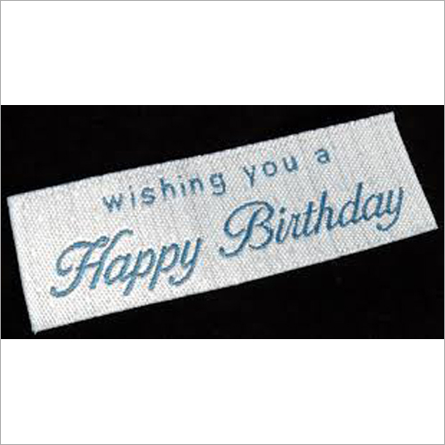 Birthday Wishes Cotton Labels