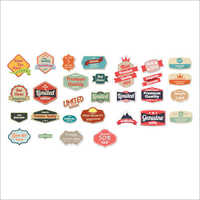 Die Cut Labels - Cloth Material, Custom Sizes Available | Multi-color, Printed Style, Tear Resistant, High Adhesive Property