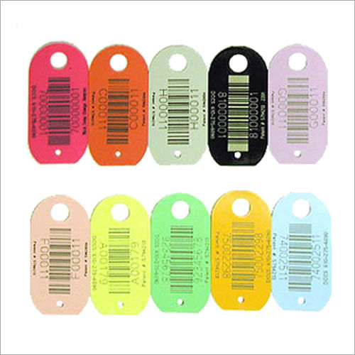 Available In Different Color Barcode Printed Cloth Tag