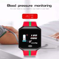 Waterproof Watch Color Screen Sports Smart Bracelet Blood Pressure Heart Rate Monitor Smart Band Fitness Tracker Wristband B07