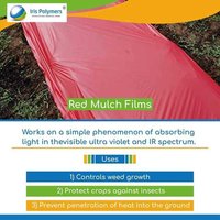 Red mulch film