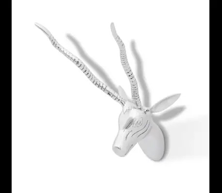 Aluminum gazelle's head