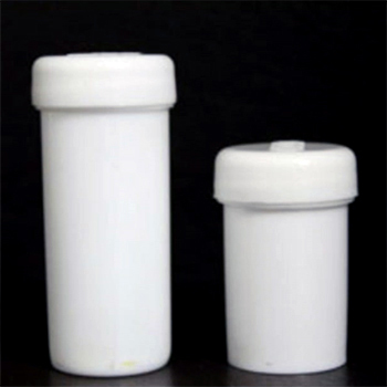 White Plastic Hing Jar