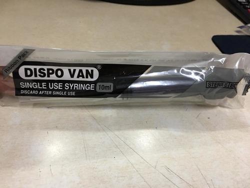 Dispovan Syringe 10ml Without needle