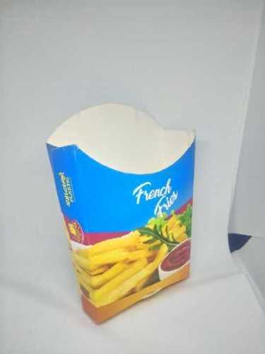 French Fries Box - Food Grade Paper, Printed Design for Enhanced Presentation