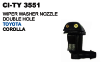 Wiper Washer Nozzle Double Hole Toyota Corolla - Double Hole Design, Compatible With 4-wheelers, Warranty Included