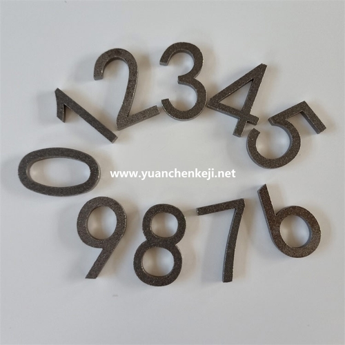 Metal Letters and Numbers