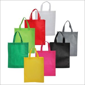 Plain Recycle Bags - Cotton Fabric, Various Sizes Available | Handles, Unique Designs, Innovative Patterns, Safe for Carrying Goods