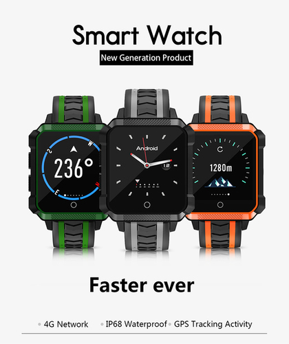 H7 Smart Watch Men Waterproof GPS Android 4G Message Call Reminder Ip68 Sport Watch