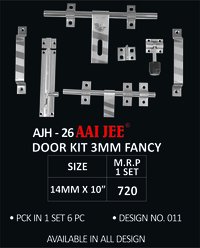 S.S DOOR KIT 3MM FANCY