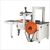 Fully Automatic Carton Sealing And Strapping Machine