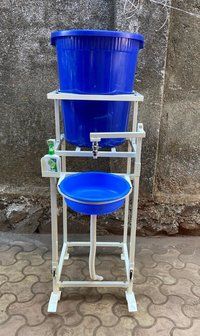 Foot operated hand Wash system