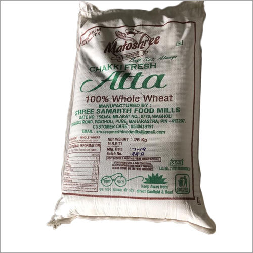 White 25 Kg Wheat Flour