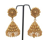 New Gold plated Forming jhumka