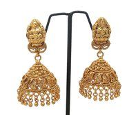 Gold Plated Jhumka Earring