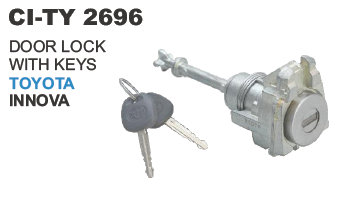 Door Lock With Keys Toyota Innova