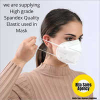 Spandex Woven Face Mask Elastic Tape