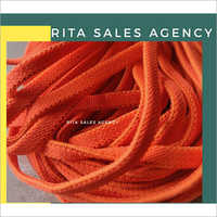 4 MM Orange Colour Elastic Tape