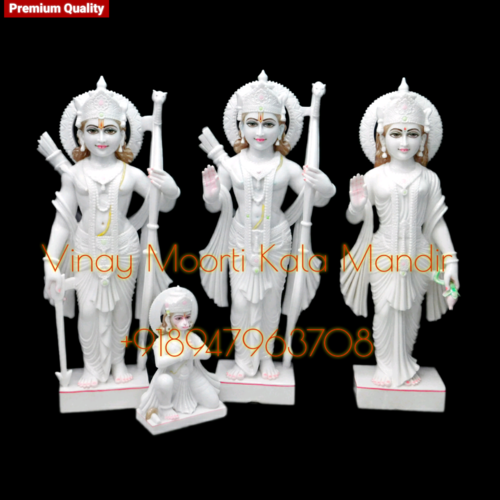 Ram Darbar White Marble Statues