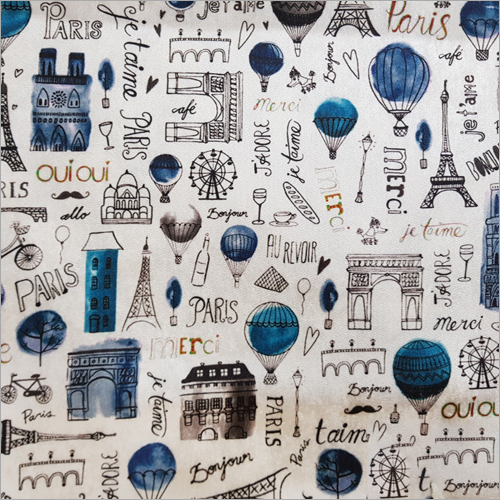 Digital Cloud Sofa Fabric