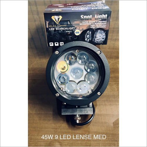 45 Watt 9 Led Lens - Color: Black