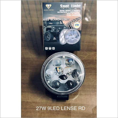 27 Watt 9 Led Lens Rd - Color: Black