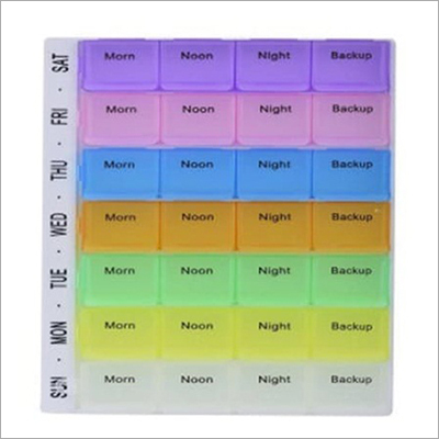 Pill Organizer - Rigid Hdpe And Pp Design | Versatile, Any Color, Convenient Daily Use