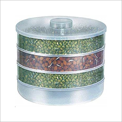 Sprouts Maker - Plastic Material, Various Sizes, White Finish | Versatile Design for Home Sprouting and Healthy Snack Preparation