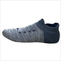Blue-grey Polyester Socks Shoe Upper