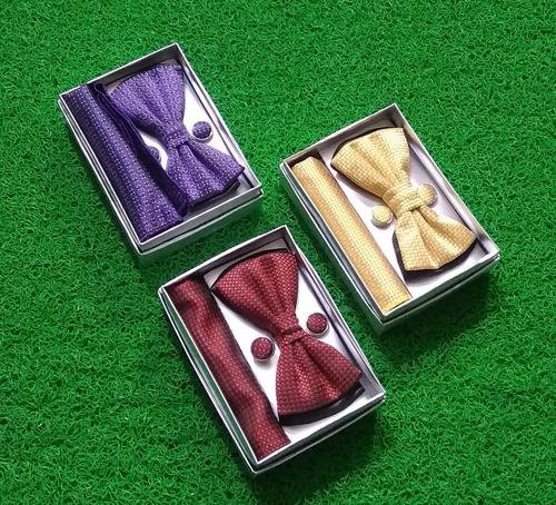 Bow Tie - Printed Cotton, Free Size, Multicolour | Designed for Ages 12-18, Ideal for Men's Formal and Casual Occasions