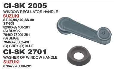 Window Regulator Handle Suzuki