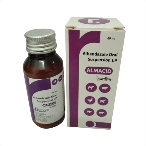 60 ML Albendazole Oral Suspension IP Manufacturer,Supplier,Exporter