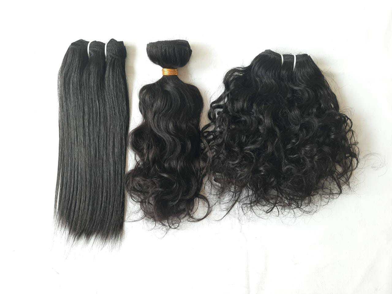 Double Machine Weft Extension Human Hair