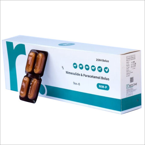 Nimesulide Paracetamol Bolus Veterinary