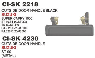 Outside Door Handle Suzuki Super Carry Vehicle Type: 4 Wheeler