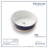 Round shape table top basin