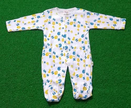 Baby Romper - Cotton Printed Full Ramper Suit | Multicolour Sizes M L XL Suitable for Ages 0-2 Years