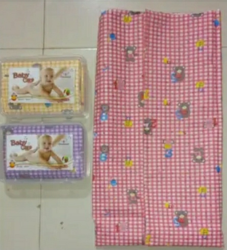 Sleeping Mat - Rubber Material Size 0 Multi-Color | Ideal for Newborns Aged 0-6 Months Perfect for Baby's Comfort