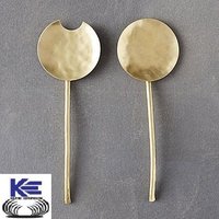 Brass Salad Server Set