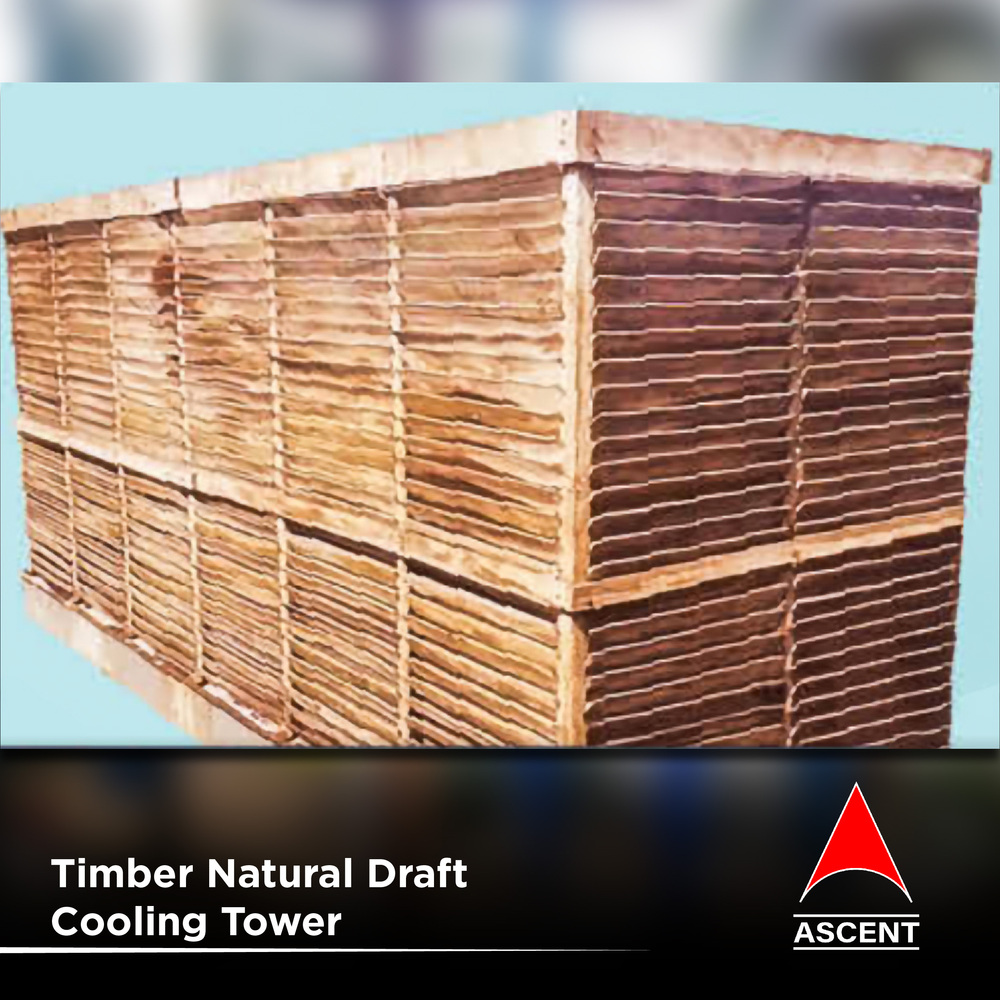 Natural Draft Cooling Tower - Blue | Efficient Design with Natural Draft System